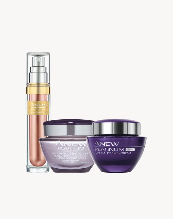 Trio Sérum et Crèmes Anew Platinum