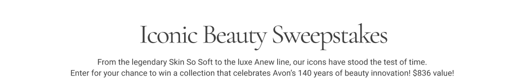 Iconic Beauty Sweepstakes