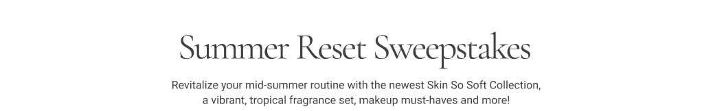 Summer Reset Sweepstakes
